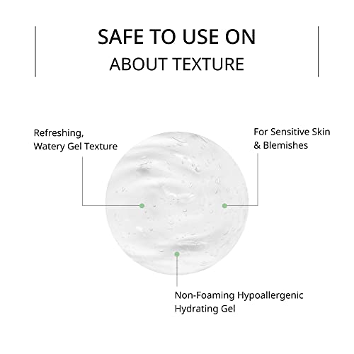 Foretderm Derma Relief Hydrating Cleansing Gel, Vegan Facial Cleanser, For Sensitive Dry Skin, Low Ph 5.6, Non-Foaming, Fragrances Free, Paraben Free, 6.76 Fl.oz. #TOP2