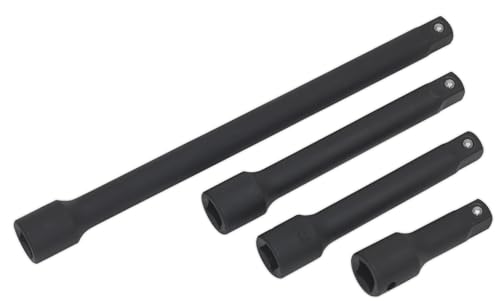 Sealey Ak5513 Impact Extension Bar Set 4Pc 1/2Sq Drive