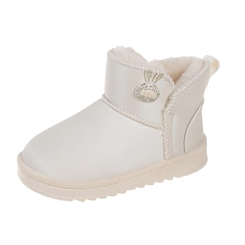 Kids Winter Waterproof Leather Boots Fashionable Lightweight Outdoor Boots (For Older Children)