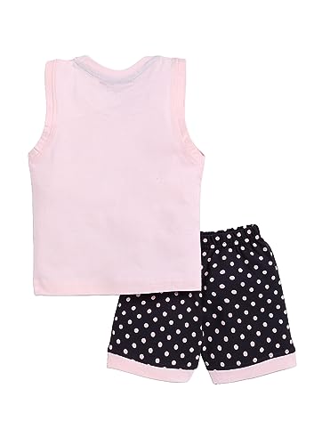 Image of CUTOPIES Boys & Girls Steel Grey Sleeveless T-shirt and Shorts Set (Pack of 1) Baby Boys' Clothing Sets