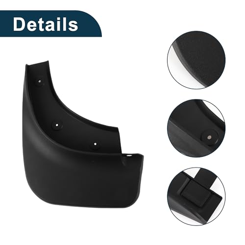 Image of Mud Flaps Splash Guards for Volkswagen Touareg R-L inche 2016-2020 W /Mount Accessories Mud Guards Front and Rear 1 Set
