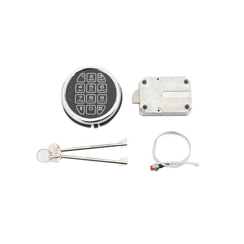Electronic Safe Lock Kit Replacement, Digital Keypad with Solenoid Lock, Safe Keypad Universal Replacement for Safe Boxes & Rifle Safes