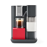 Tchibo Qbo MILK MASTER Premium Kapselmaschine für Cappuccino, Espresso, Caffè Crema, Caffè Grande, Milchschaum auf Knopfdruck mit abnehmbarem Milchtank 300ml, mit Abschaltautomatik, Lipstick Red – Ansicht 3