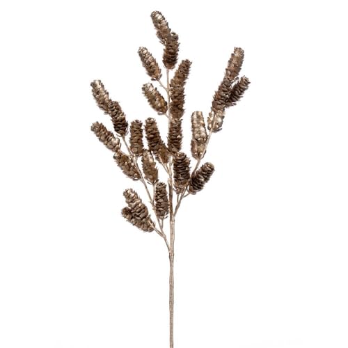 Vickerman 26' Artificial Gold Pinecone Christmas...