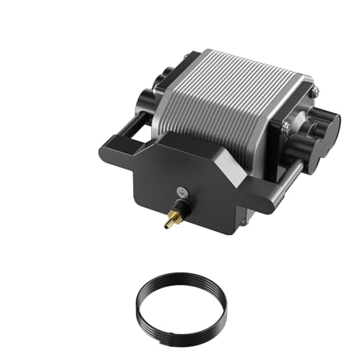 Longer Laser Engraving and Cutting Machine Air Pump, Eliminate Smoke and Debris, Suitable for RAY5 10W/20W and Others Laser Engraver