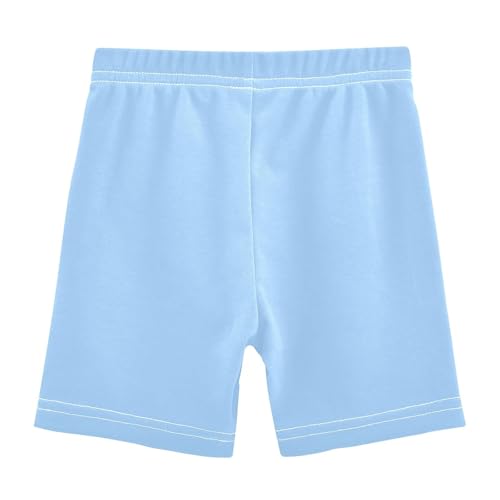 Purple Girls Cartwheel Shorts Girls Bike Shorts Under Dress Soft Cotton Breathable 4T2