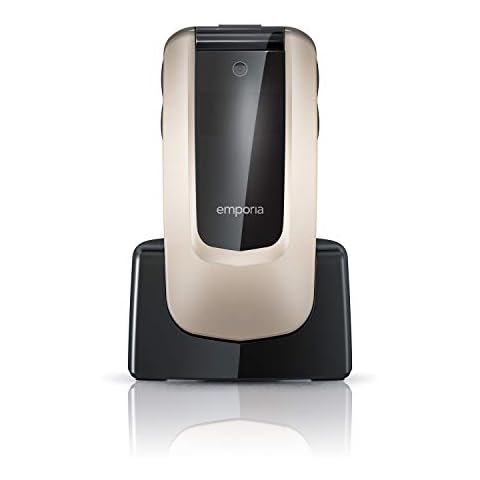 Emporia Comfort Champagne 2.4" Easy To Use Clamshell 2G - official UK and Ireland version Cover