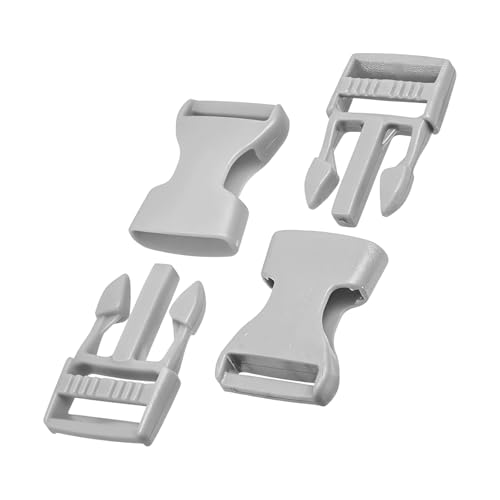 Ztolbriy 4 Stück Steckschnallen 25mm – Klickverschluss für Gurte & Rucksäcke | Hochwertiger Kunststoff – Hitzebeständig & Langlebig | Einfache Reparatur von Outdoor-Ausrüstung