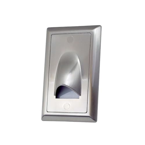Nora Lighting NSW-675-30BN 1.5W Mia LED Step Light With Vertical Shroud44; 3000K44; Brushed Nickel