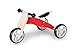 Produktbild Pinolino Mini-Laufdreirad Charlie, aus Holz, 4-fach umbaubar, Sattel 6-fach höhenverstellbar, für Kinder ab 1,5 Jahren, rot/natur