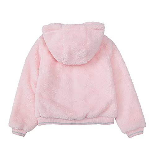 Rokka&Rolla Girls' Sherpa Fleece Full-Zip Warm Hooded Jacket2