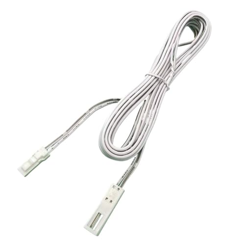 YZATCDZG Lámpara de Armario 3C con Fuente de alimentación dedicada, Interfaz de 12 V, Interruptor de inducción, Transformador Ultrafino, Armario for vinos de 24 V(2-Meter Double Head Extension)