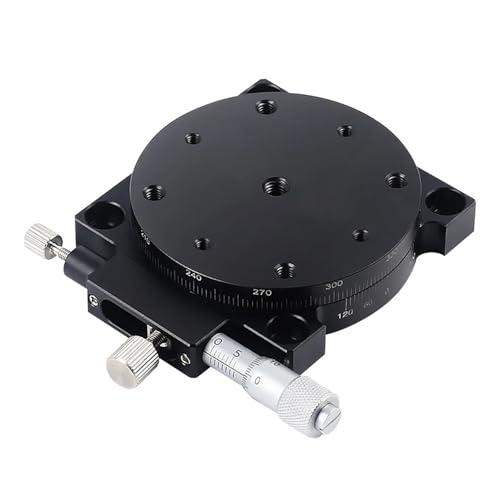 R-axis 100mm Manual Slide 360-degree Rotation Precision Displacement Adjustment Platform(RS100-L)