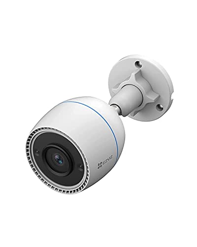 EZVIZ Outpro 1080P Camera Surveillance WiFi Exterieur, Caméra IP Exterieur WiFi 2.4Ghz avec 30m Vision Nocturne, IP67 étanche, Détection de Mouvement, H.265, Compatible avec Alexa