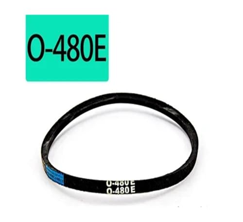 1個ユニバーサル洗濯機ベルトOタイプ、互換性がありますハイアール半自動洗濯機部品モーターベルトトライアングルベルトと互換性あり(O-480E)