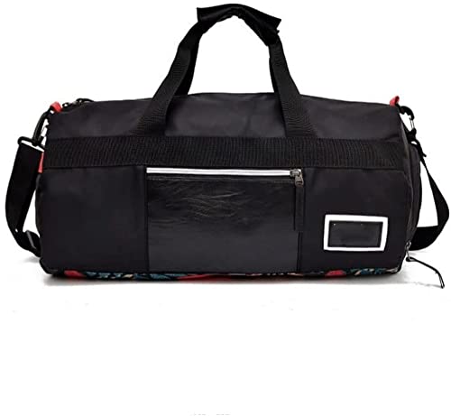 Sports Gym Bag with Wet Pocket & Shoes Compartment, Travel Duffel Bag for Men and Women Lightweight