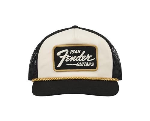 Fender 1946 Gold Braid Hat, Cream and Black - image 1