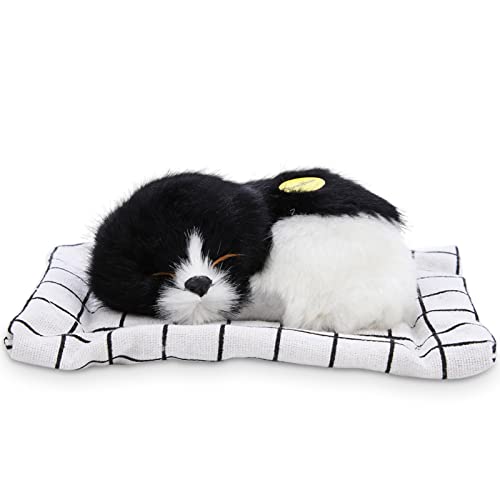 Juguete para Perro Durmiente, Perros Durmientes de Felpa con Sonido, Juguetes de Peluche para niños Simulación Preciosa Muñeco Animal Perros Durmientes de Felpa Decoración 17.5 x 13.5 cm(04) Cover