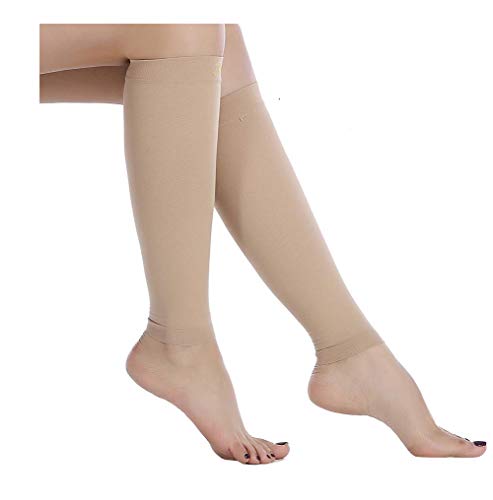 Calf Compression Sleeves, Lightweight, KEKING Leg Compression Socks 20-30mmHg Strong Calf Support, 1