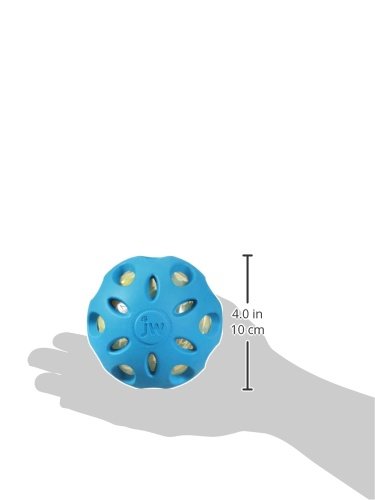 JW Crackle Ball Large, Palla di Gomma con Un Cuore...