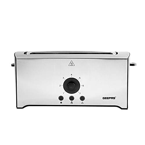 Holife IKICH 4 Slice Stainless Steel Extra Wide Long Slot Toasters with