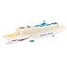 MagiDeal Modelo de Crucero con Luces, Música Modelo Barco Regalos de Cumpleaños para Hijos - Barco- 49x6x10.5cm