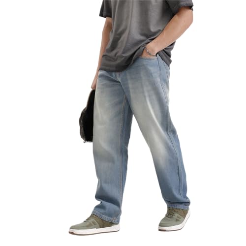Image of WROGN Men's Loose Fit Jeans | Mid Rise | Jeans for Man