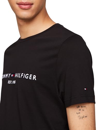 Tommy Hilfiger Men's Short Sleeve Cotton Graphic T-Shirts with Embroidered Logo2
