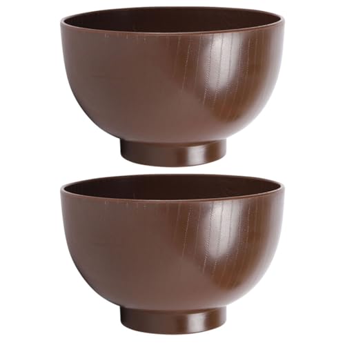 SOLUSTRE 2pezzi Ciotola Per Zuppa Giapponese Riutilizzabile Ciotola Per Riso Piccola