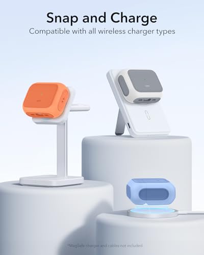 Image of ESR for AirPods Pro 3 Case, Compatible with AirPods Pro Case 3rd Generation (2025), Compatible with MagSafe, Full Drop Protection Cover with Lanyard, Orange