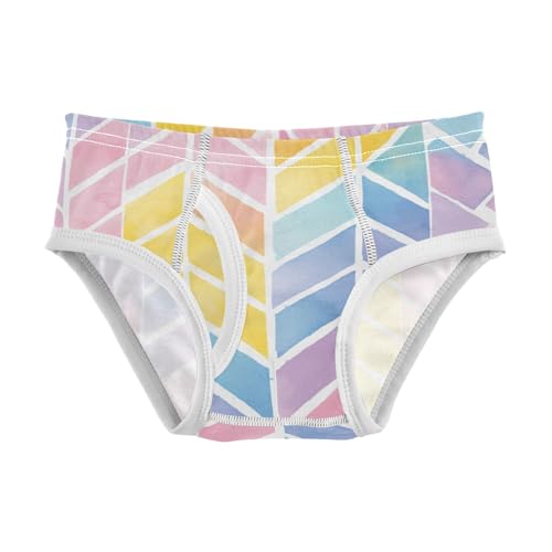 KLL Jamaican Color Zigzag Pattern Little Boys Soft Underwear Cute Children Panties