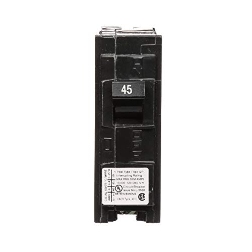 Image of Siemens Q145 45-Amp 1 Pole 120-Volt 10-Kaic Circuit Breaker