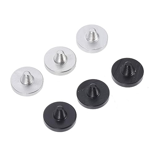 OSALADI 6pcs Camera Shutter Button Buttons Camera Shutter Release Button Shutter Button Replacement Flat Shutter Button Concave Surface Shutter Button Aluminum Alloy Shutter Release Button