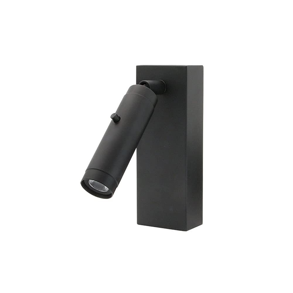 Luz de pared LED con interruptor frontal y conector USB para solucionar la falta de espacio en cama