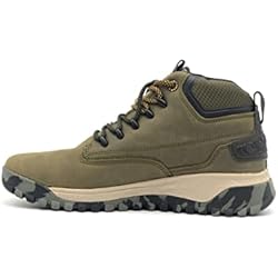 Botas De Seguridad Jeep Jeep Bota Canyon Mid Boot para hombre de nobuck engrasado Military JM22030, Verde, 40 EU