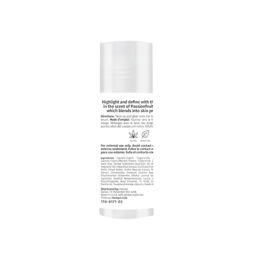 Hempz Star Dust Shimmer Stick, Illuminating Highligher for Body, Multi-Use, Travel Size, 1.4 oz.