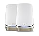 NETGEAR Orbi WiFi 6E Mesh Quad-Band WLAN System (RBKE962) | WiFi 6E Router mit 1 Satellit | Abdeckung bis zu 400 m² und 200 Geräte mit 10,8 GBit/s (AXE11000) | einfache App Installation
