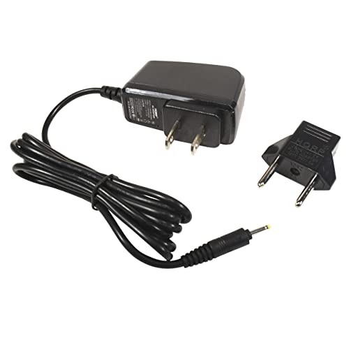 HQRP Wall AC Power Adapter Compatible with Canon PowerShot A1000 is / A1000IS Digital Camera - (incl. USA Plug & Euro Adapter)