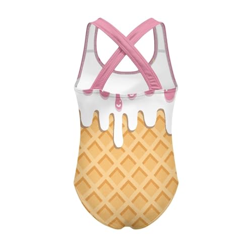 Girls One Piece Swimsuit Sleeveless Summer Bathing Suit Cut Out Gymnastics Leotards Crewneck Swimwear3