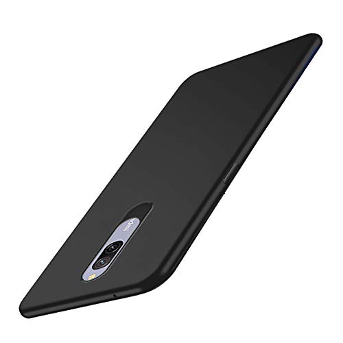 Image of TheGiftKart Sleek Back Cover Case for Redmi 8A Dual | Slim Fit Protective Design | Ultra Matte Finish | Camera Protection Bump | Soft Silicon Back Cover Case (Silicone, Black)