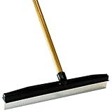 Room Groom Carpet Rake and Groomer with Wood 60' Handle, Sturdy Design, Carpet Brush Ideal for Pet Hair, Refreshing High Pile Carpets, Rugs, and Artificial Turf