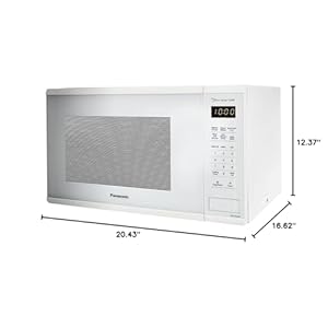 Panasonic NN-SU656W 1.3 Cu. Ft. 1100W Countertop Microwave Oven in White Bundle with 2 YR CPS Enhanced Protection Pack Panasonic NN SU656W 13 Cu Ft 1100W Countertop Microwave Oven in White Bundle with 2 YR CPS Enhanced Protection Pack