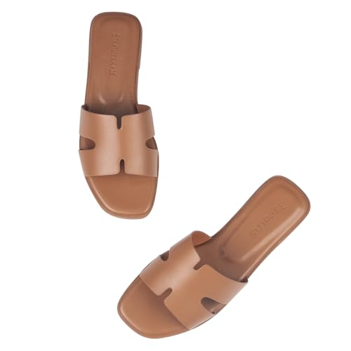 Image of Stratuxx Kaze Women's Open Toe Flat Dress Slide Sandals
