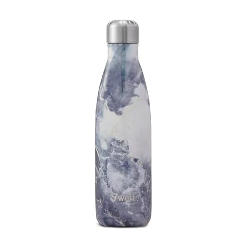 S'well Stainless Steel Water Bottle, 17oz, Blue Granite, Triple L...