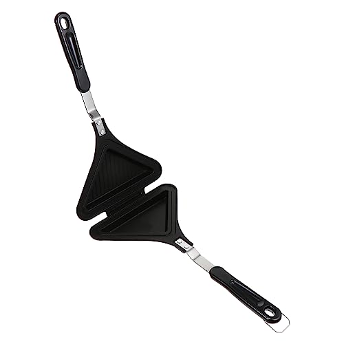 FUNOMOCYA 1pc Sandwich Mold Aluminum Abs Double Sided Frying Pan Non-stick Cooking Tool for Gas Induction Cookers