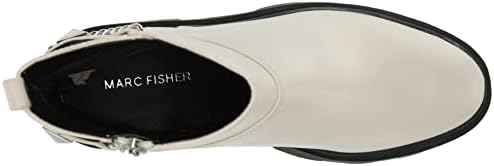Marc Fisher Women's Waty Chelsea Boot, Cream Leather, 9 | Image 4