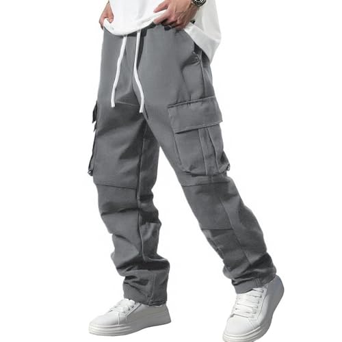 Pantalon de travail d'hiver ample en coton pour homme souffrant de vêtements trop serrés