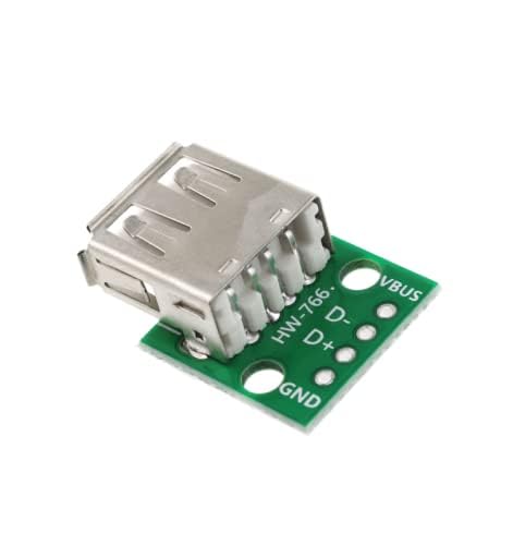Adaptador placa breakout USB 2.0 tipo A hembra x10 miniatura 4