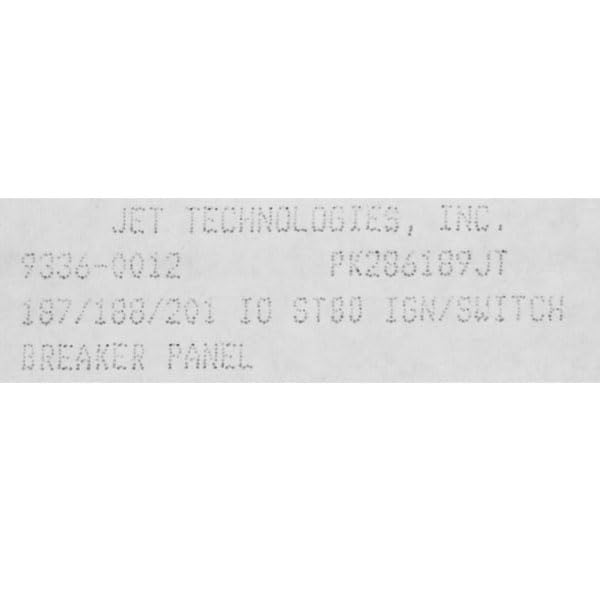 Hurricane Boat Blank Ignition Panel 286189 | SunDeck Sport Dark Gray