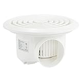 LBiWin Bathroom Exhaust Fan 8', White Quiet Ceiling Exhaust Fan 110 CFM, 1.0 Sones Ideal Ventilation for Bathroom, Kitchen, RV, Mobile Home, Garage (110V)